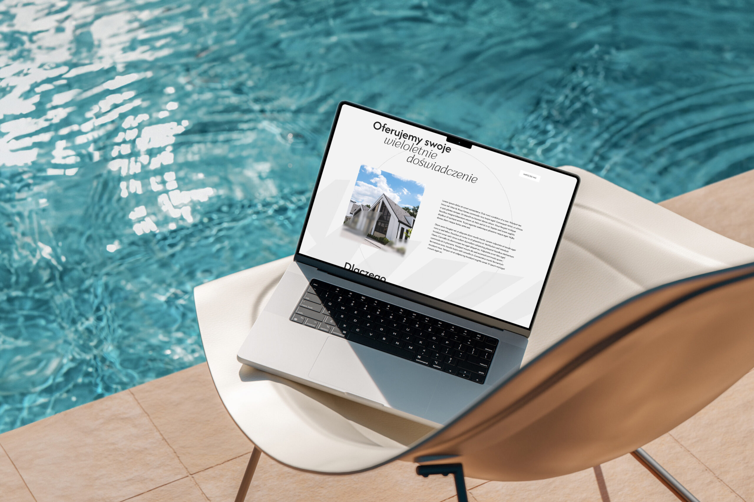 Projekt strony Magnolia Domy