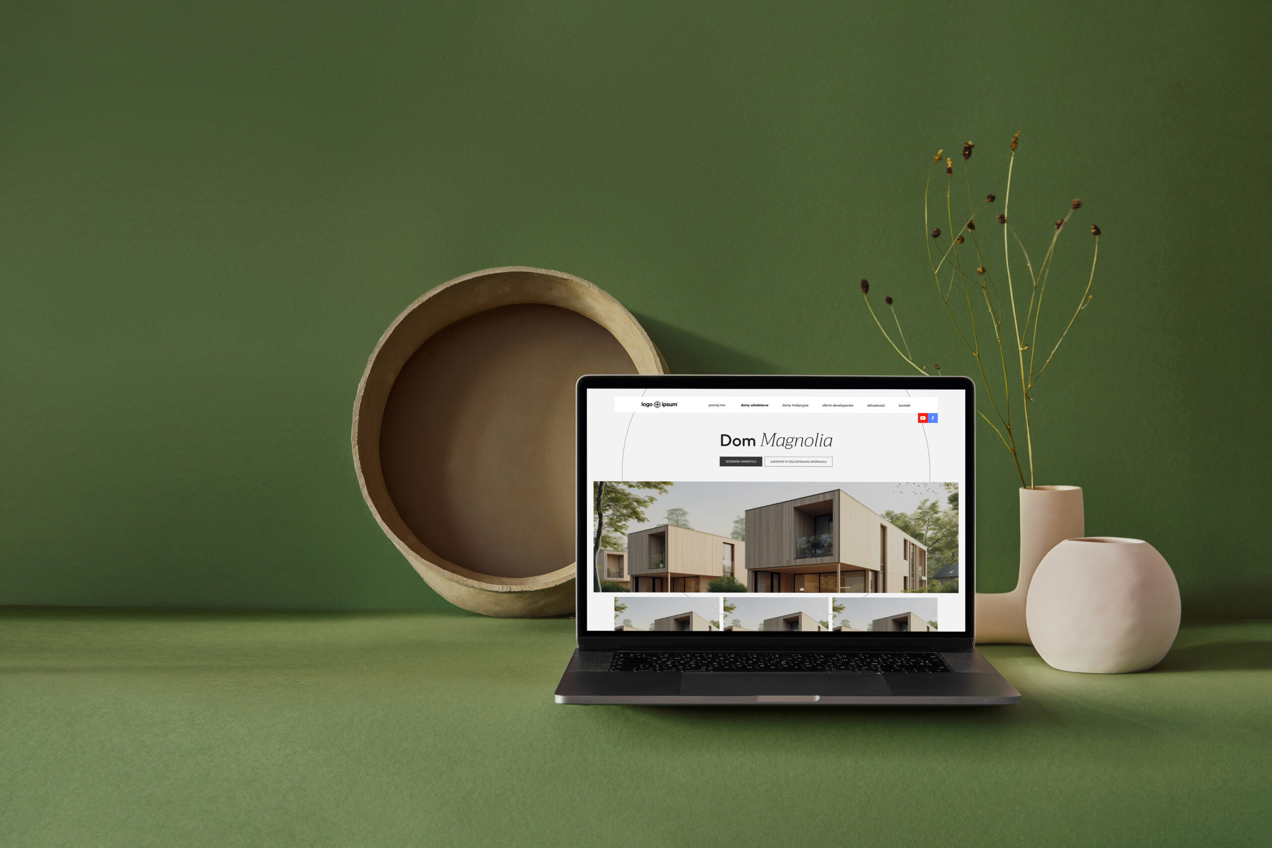 Wdrożenie strony Magnolia Domy